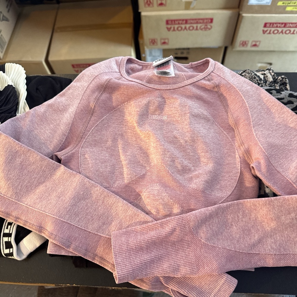 Gymshark Light Pink Crew Neck Top